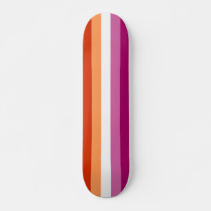 Lesbian Pride Flag Skateboard