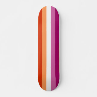 Lesbian Pride Flag Skateboard