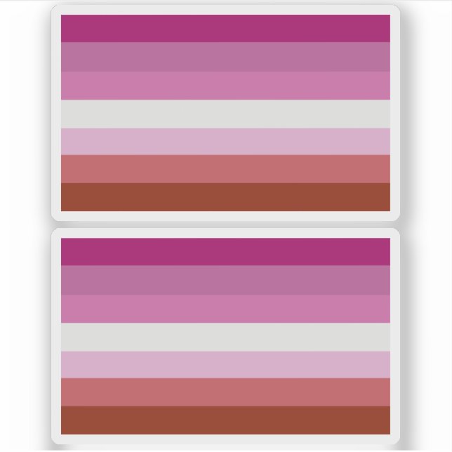 Lesbian Pride Flag Stripes (Front)