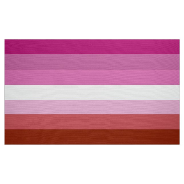 Lesbian Pride Flag Stripes Fabric (Yard)