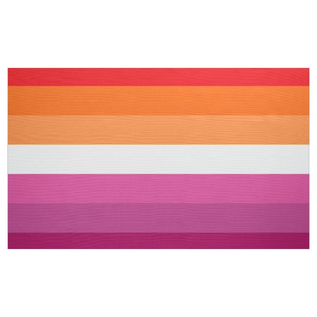Lesbian Pride Flag (Sunset) Fabric (Yard)
