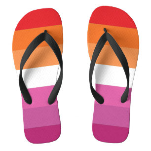 Lesbian Pride Flag Thongs