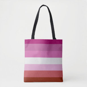 Lesbian Pride Flag Tote Bag