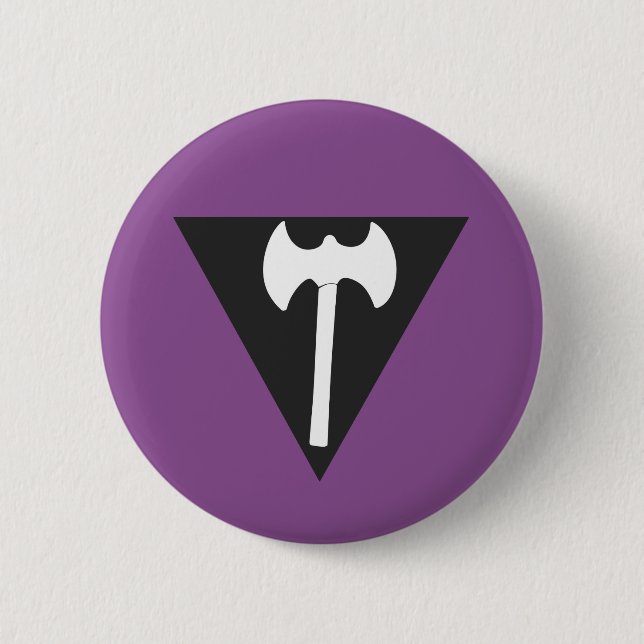 Lesbian Pride Flag (v.2) 6 Cm Round Badge (Front)
