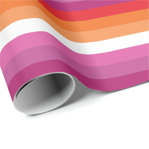 Lesbian Pride Flag Wrapping Paper