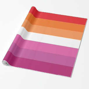 Lesbian Pride Flag Wrapping Paper