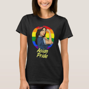 Lesbian Pride Gaysian Lgbt Rainbow Colours Asian G T-Shirt