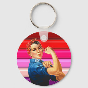 Lesbian Pride Key Ring