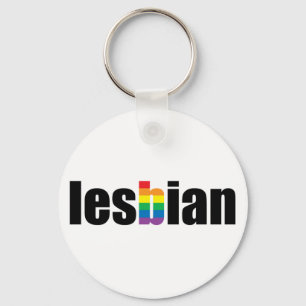 Lesbian Pride Keychain