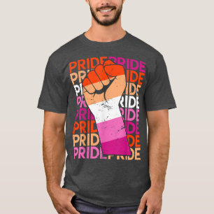 Lesbian Pride LGBT Pride Fist Lesbian Flag Lesbian T-Shirt