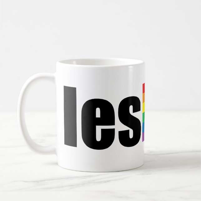 Lesbian Pride Mugs and Steins (Left)