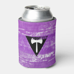 Lesbian Pride Paint (Labrys) Can Cooler