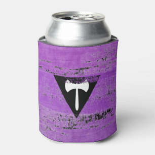 Lesbian Pride Paint (Labrys) Can Cooler