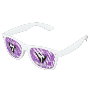 Lesbian Pride Paint (Labrys) Retro Sunglasses