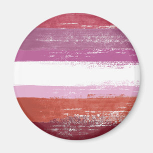 Lesbian Pride Paint Magnet