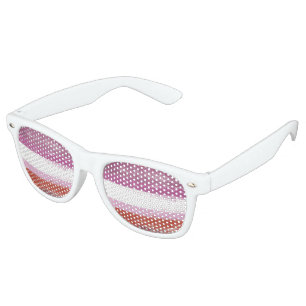 Lesbian Pride Paint Retro Sunglasses