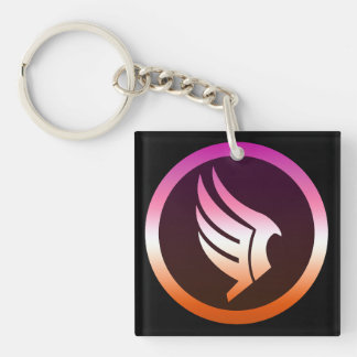 Lesbian Pride Paragon Mass Effect Icon Key Ring