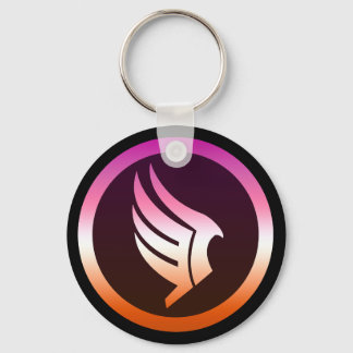 Lesbian Pride Paragon Mass Effect Icon Key Ring