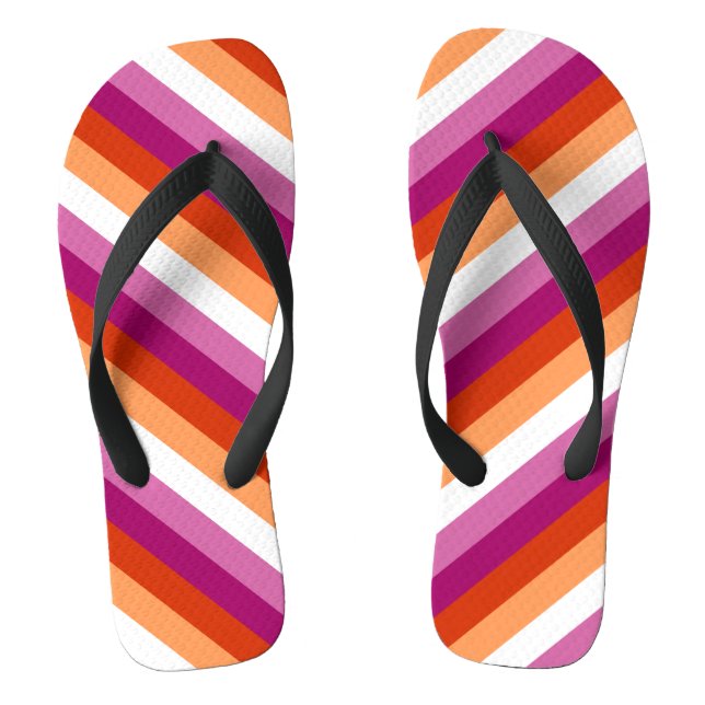 Lesbian Pride Thongs (Footbed)
