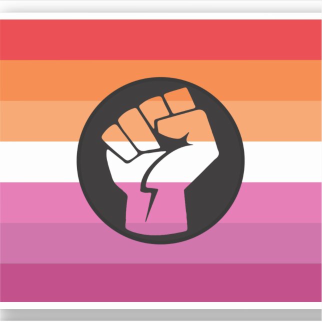 Lesbian Protest Flag (Front)