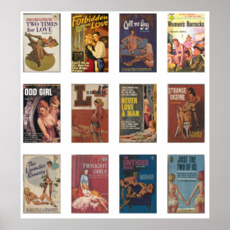 Lesbian Pulp Poster