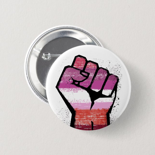 Lesbian Resistance 6 Cm Round Badge (Front & Back)