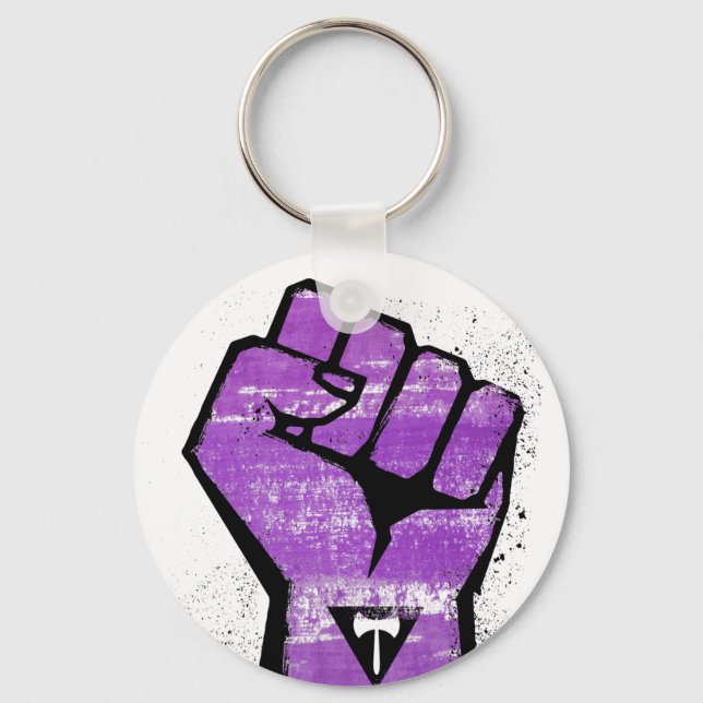 Lesbian Resistance Key Ring (Front)