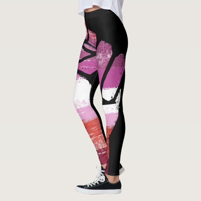 Lesbian Resistance Leggings (Left)