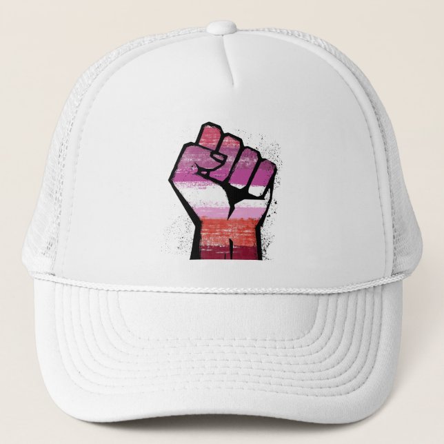 Lesbian Resistance Trucker Hat (Front)