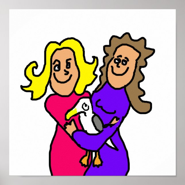 Lesbian Seagull Poster (Front)