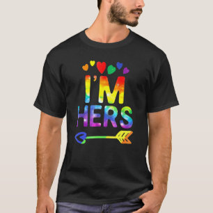 Lesbian She's Mine Couples Matching I'm Hers Lgbt T-Shirt
