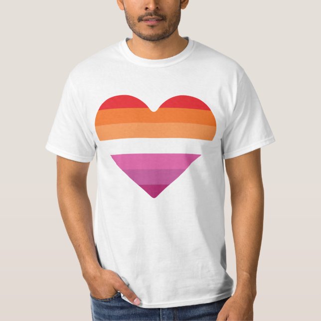 Lesbian Sunset Sunset T-Shirt (Front)