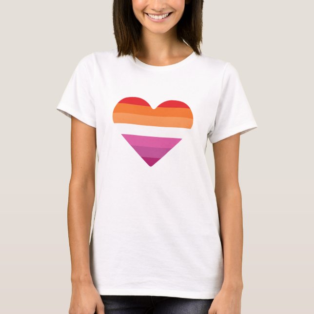 Lesbian Sunset Sunset T-Shirt (Front)