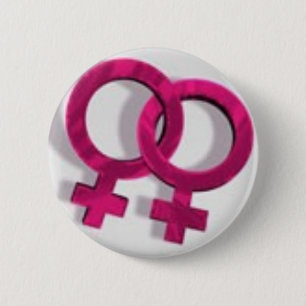 lesbian-symbol 6 cm round badge