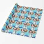 Lesbian Wedding Cake Dolls Wrapping Paper<br><div class="desc">Lesbian Wedding Cake Topper Dolls</div>