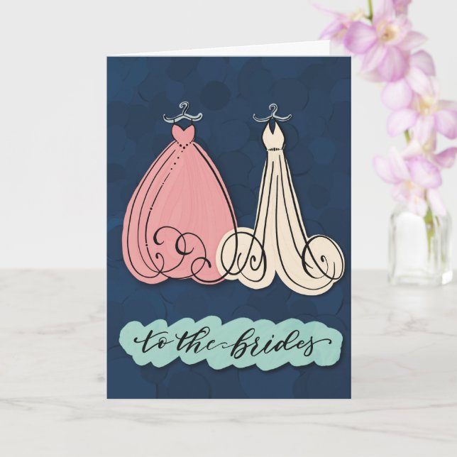 Lesbian Wedding Card (Orchid)