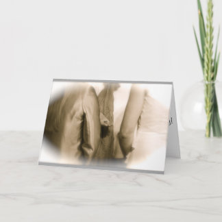 Lesbian wedding card