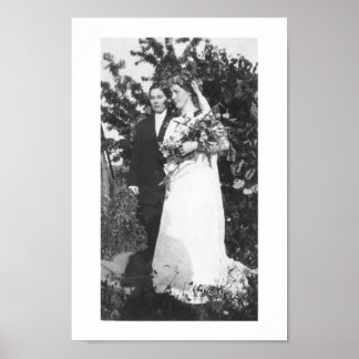 Lesbian Wedding Circa 1920 Poster