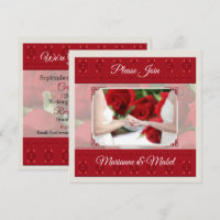 Lesbian Wedding / Civil Union with Red Roses