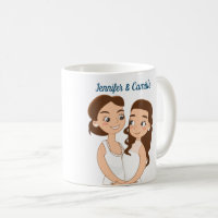 Lesbian Wedding Custom Couple