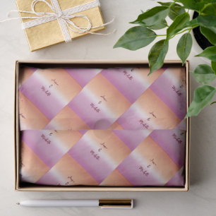 Lesbian Wedding Pride Flag Gradient Tissue Paper