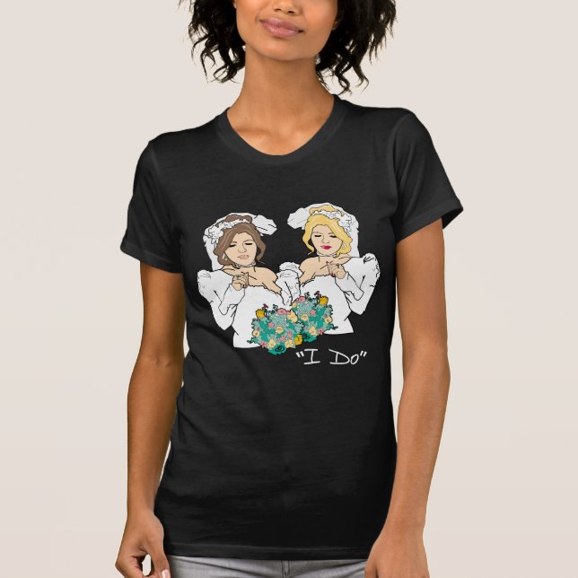 Lesbian Wedding T-shirt (Front)