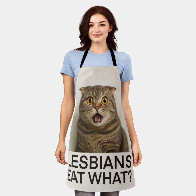 Lesbians Eat What Funny Apron (Worn)