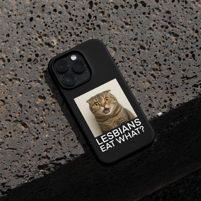 Lesbians Eat What Funny Case-Mate iPhone Case (Creator Uploaded)