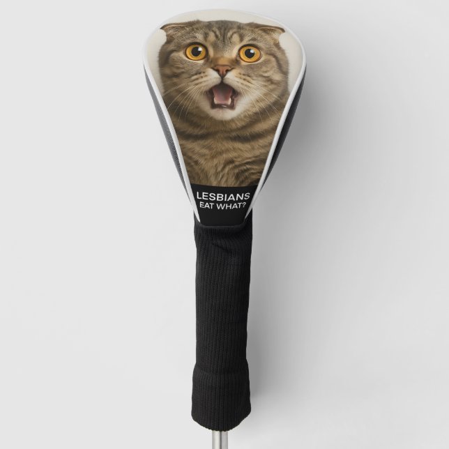 Lesbians Eat What Funny Golf Head Cover (Front)