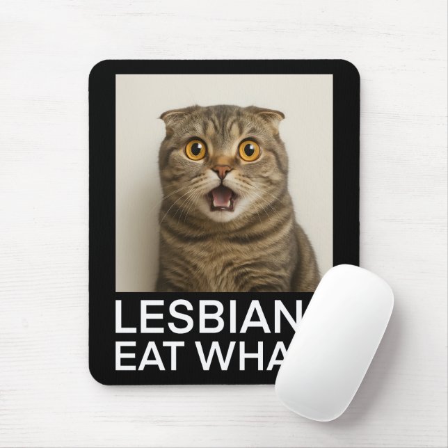 Lesbians Eat What Funny Mouse Pad (With Mouse)
