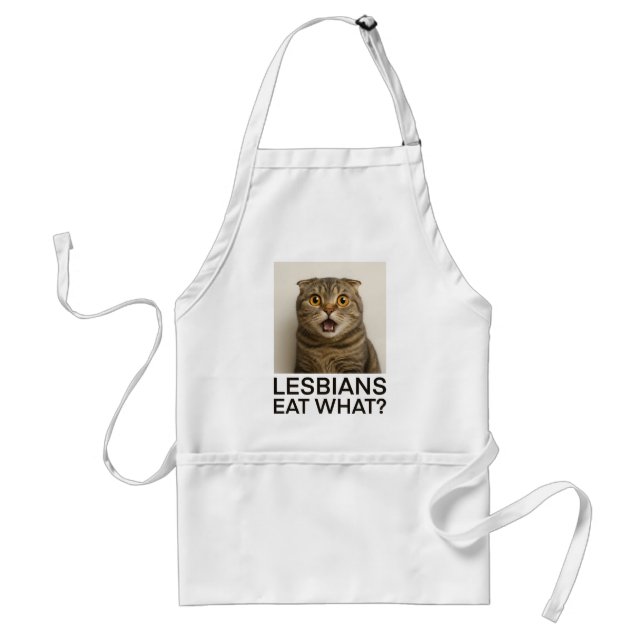 Lesbians Eat What Funny Standard Apron (Front)