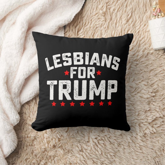 Lesbians For Trump LGBTQ Presidential Election Cushion (Blanket)