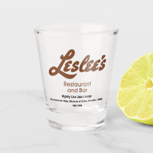Leslee's Restaurant and Bar, Evanston, Illinois Shot Glass