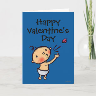 Leslie Patricelli Blow a Kiss Baby Holiday Card
